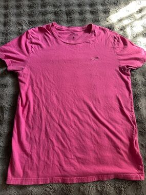 Hollister Hot Pink Short Sleeve Crew Tee